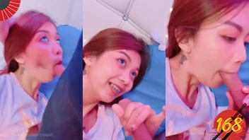 โม๊คควย แตกใส่ปาก แตกคาปาก เอากัน เย็ดปาก